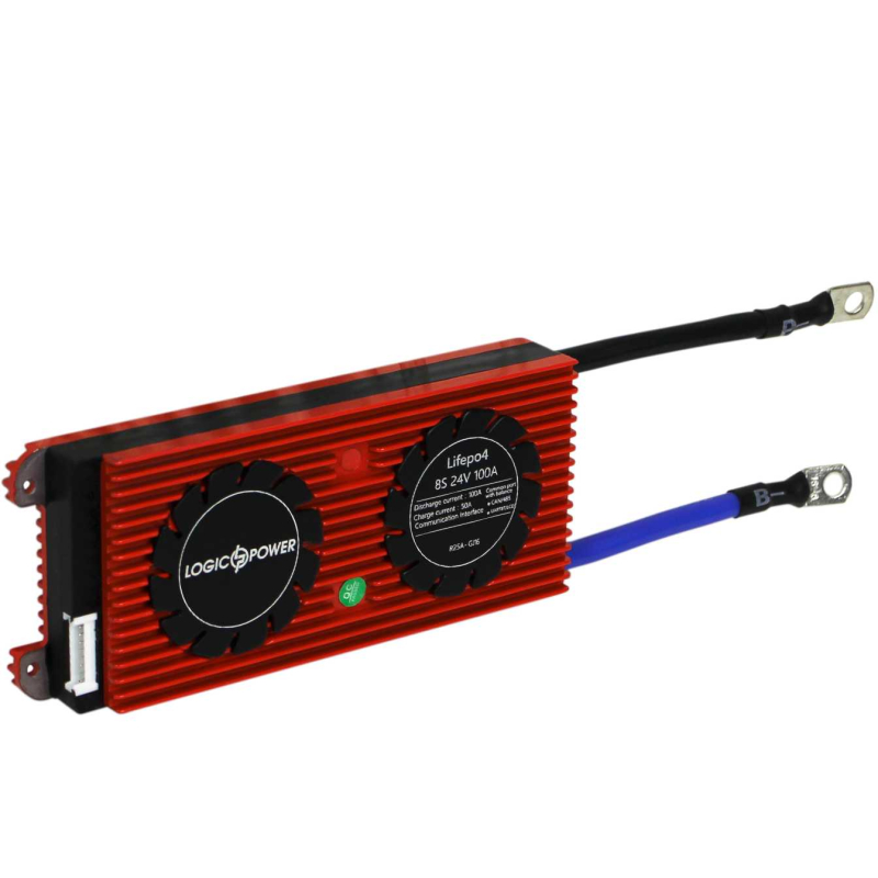 BMS плата LogicPower 24V 8S Dis 100A Ch 50A UART+RS485+CAN