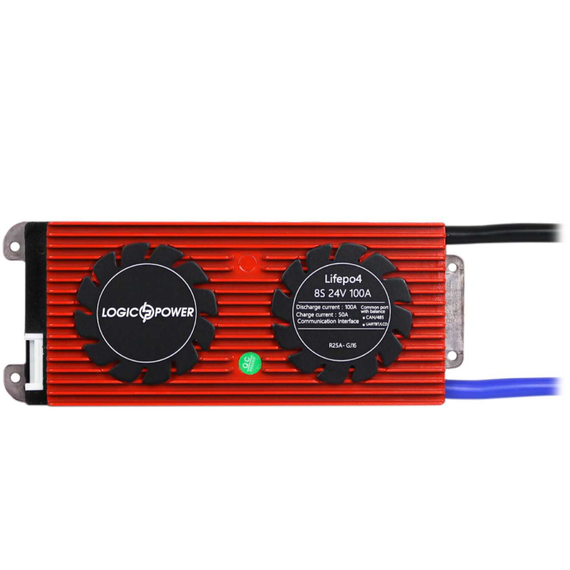 BMS плата LogicPower 24V 8S Dis 100A Ch 50A UART+RS485+CAN