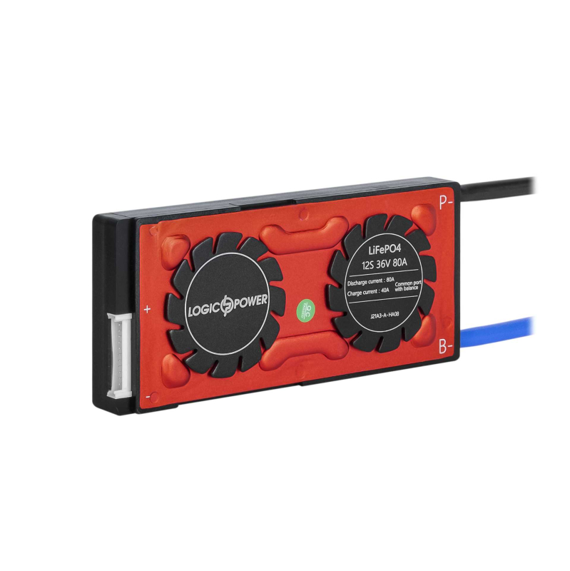 BMS плата LogicPower LiFePO4 36V 12S Dis 80A Ch 40A