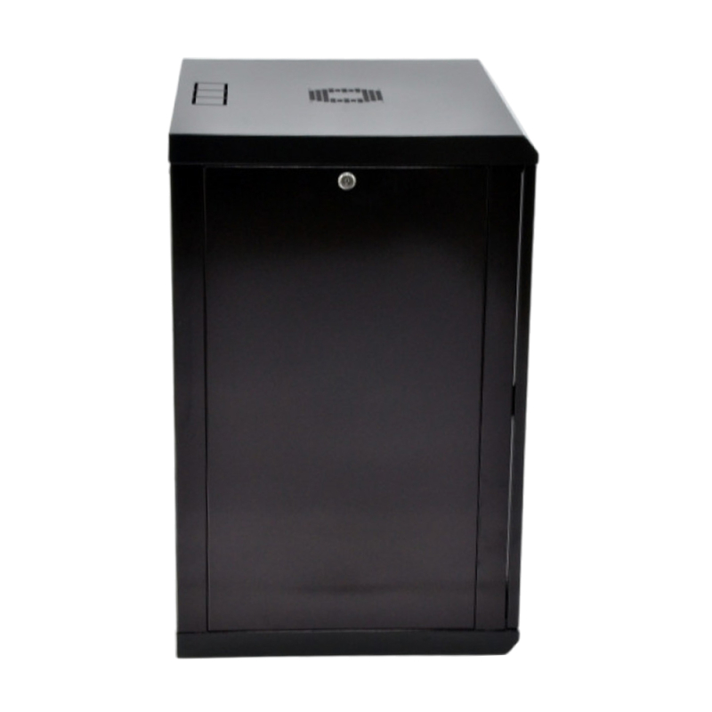 Шафа SteelNet 15U 600 x 500 для мережевого обладнання (скло, чорний)