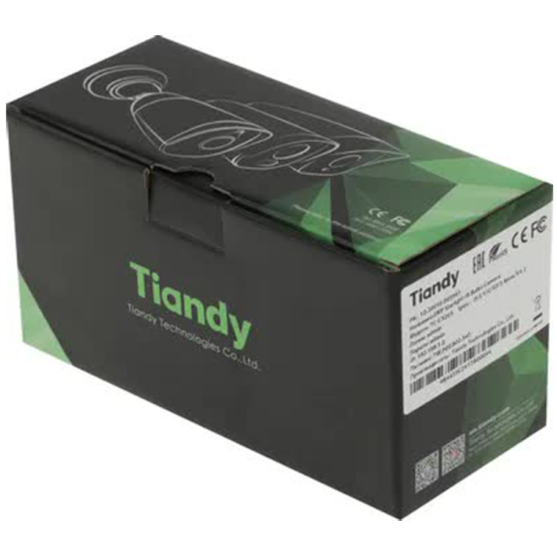 Ip відеокамера Tiandy TC-C32GS (4) Spec: I5/E/Y/C/SD/4mm/V4.2 White