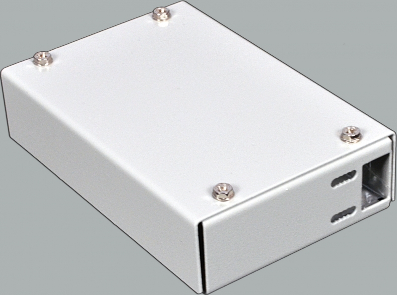 Бокс CMS (120х80х28мм) 2 SC Duplex/ 2 LC Quad (UA-FOBS2SCD-G)