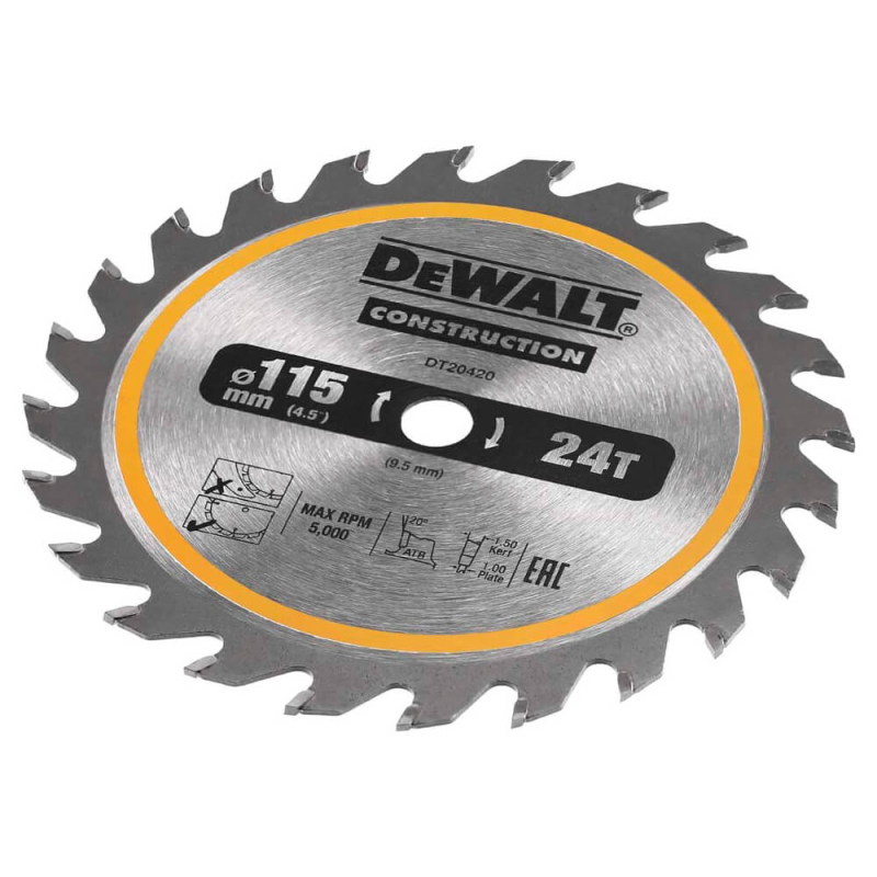 Диск пилковий DeWALT DT20420