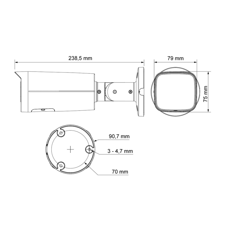 Ip відеокамера Dahua DH-IPC-HFW2849T-ZAS-IL (2.7-13.5мм)