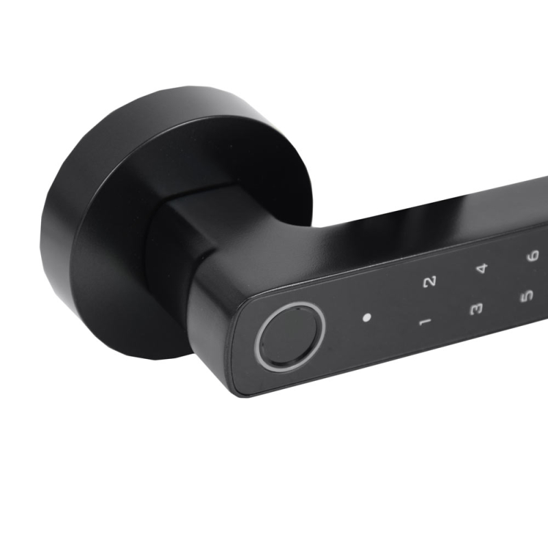 Замок Atis Lock BT-100-T Black з доступом за відбитком пальця і підтримкою Tuya Smart