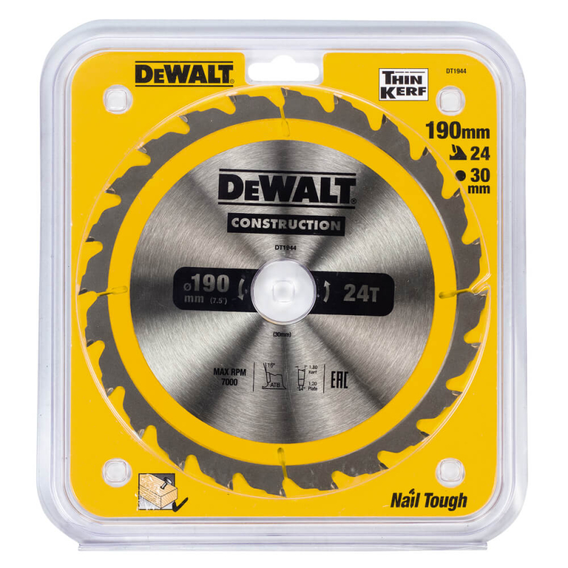 Диск пилковий DeWALT DT1944