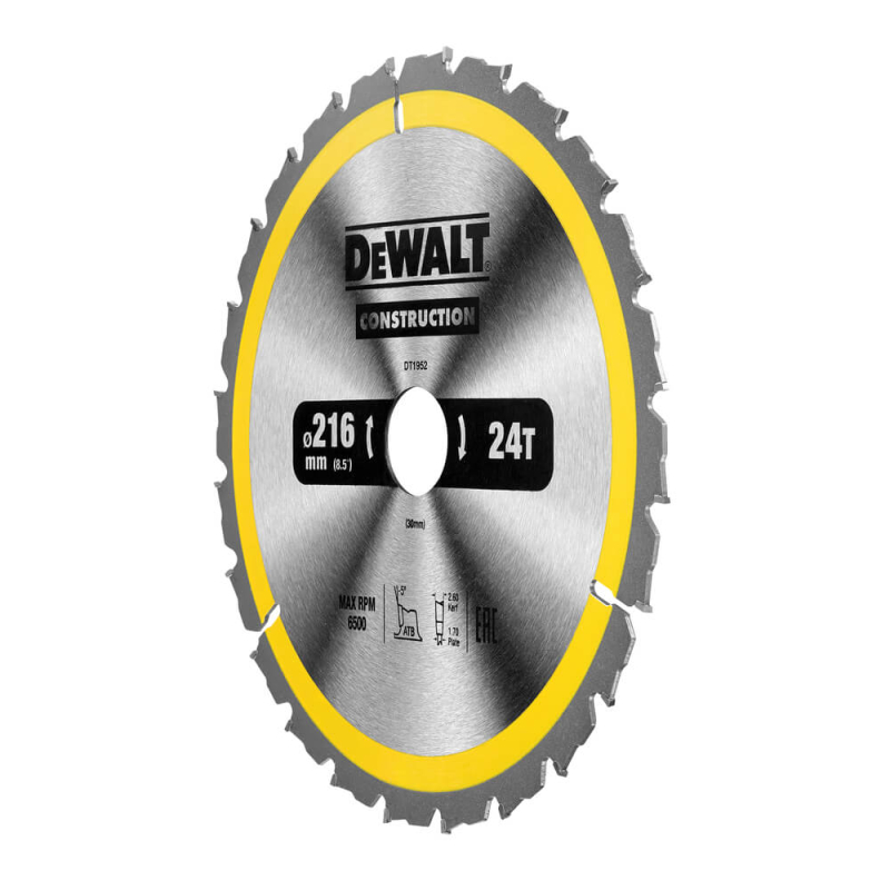 Диск пилковий DeWALT CONSTRUCTION DT1952