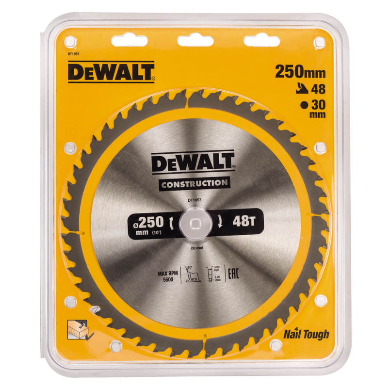 Диск пилковий DeWALT DT1957