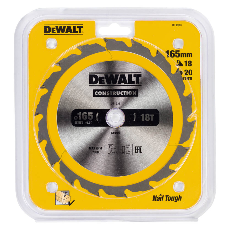 Диск пилковий DeWALT DT1933