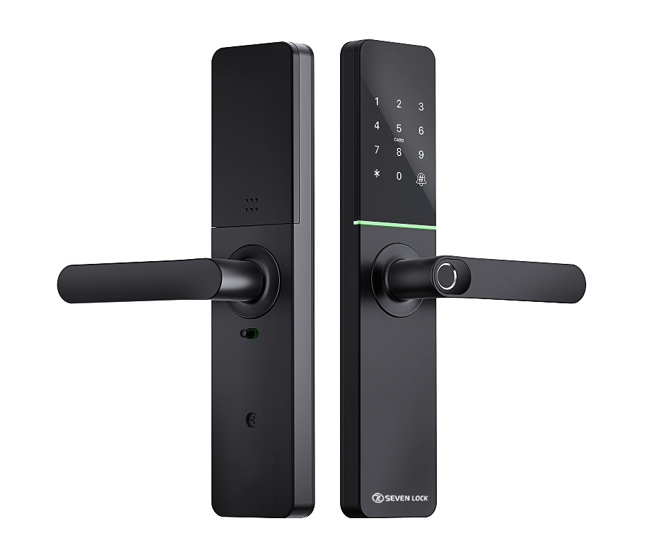 Замок Seven Lock SL-7779BFW black (без врізної частини)