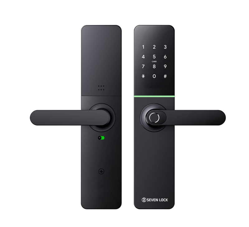 Замок Seven Lock SL-7779BFW black (без врізної частини)