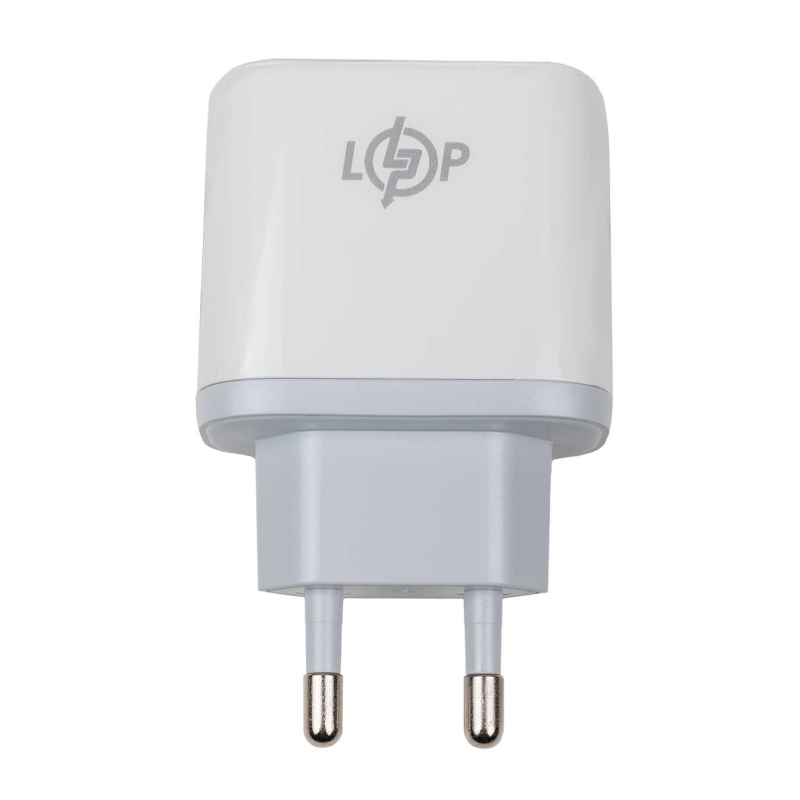 Мережевий адаптер LogicPower 45W (Type-C+USB) QC + кабель (Type-C to Type-C) 45WCH