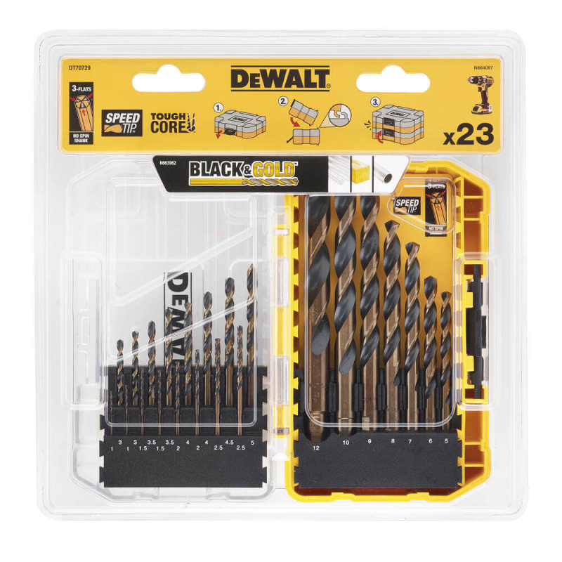 Набір свердел DeWALT DT70729