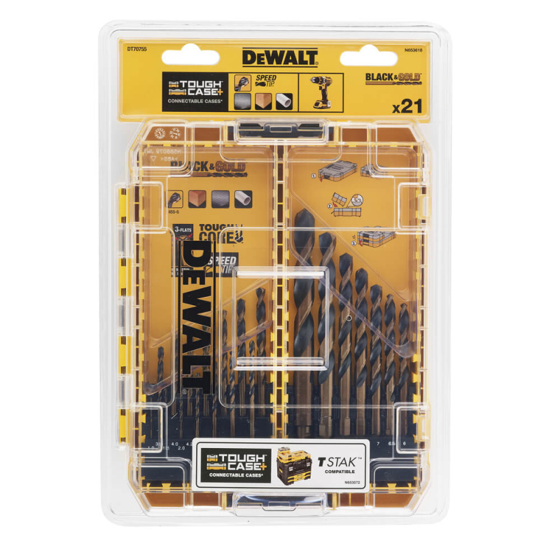 Набір свердел DeWALT DT70755