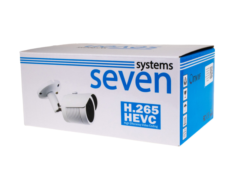 Ip відеокамера SEVEN Systems IP-7225PA-DL white 2,8 мм