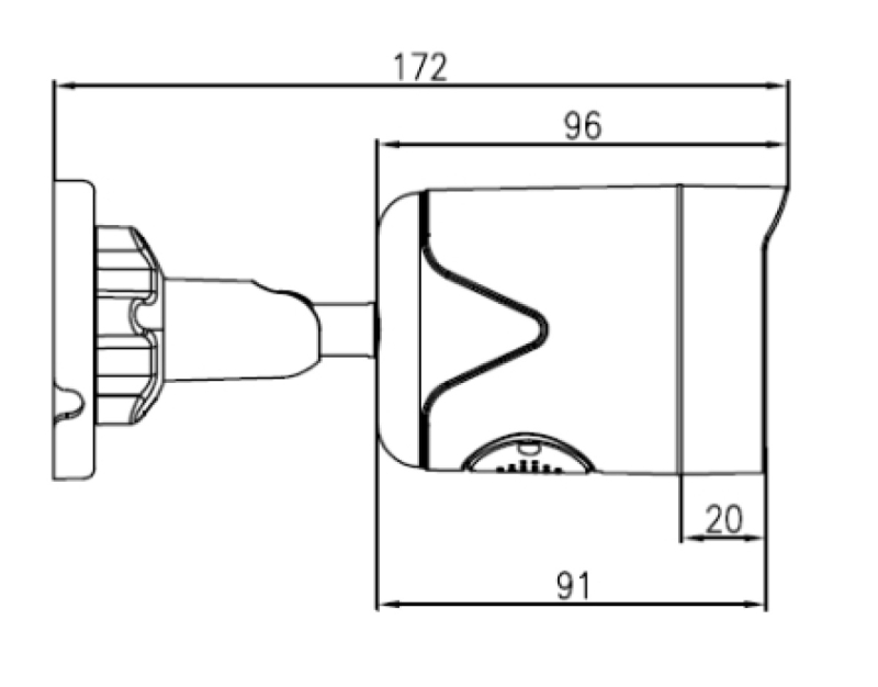 Ip відеокамера Sunell SN-IPR5150HBAS-B (2.8) White