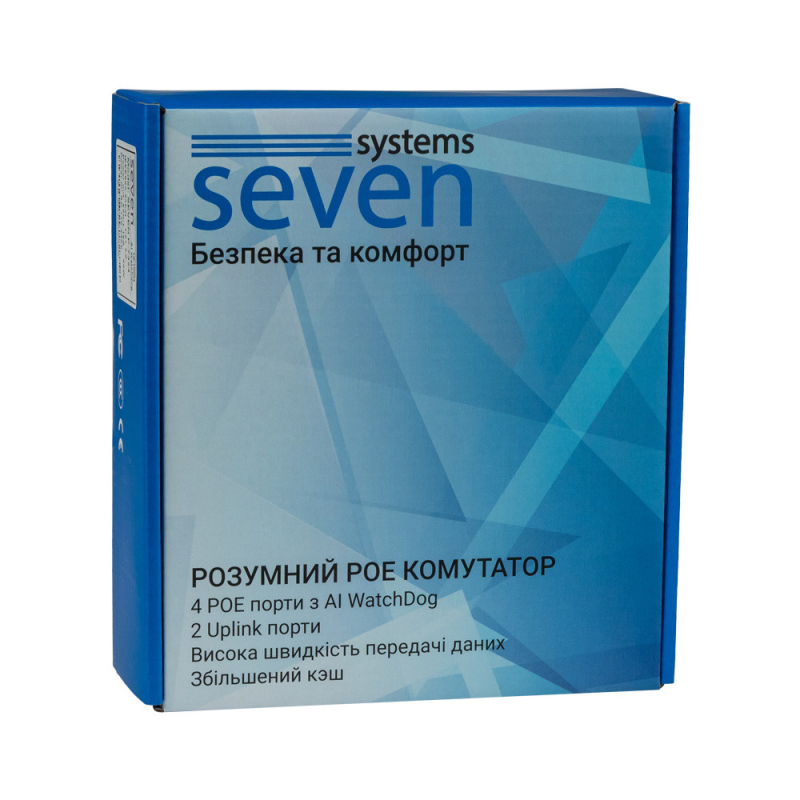 POE комутатор SEVEN Systems 4 порта  P-7324-12V (P7324-12V)