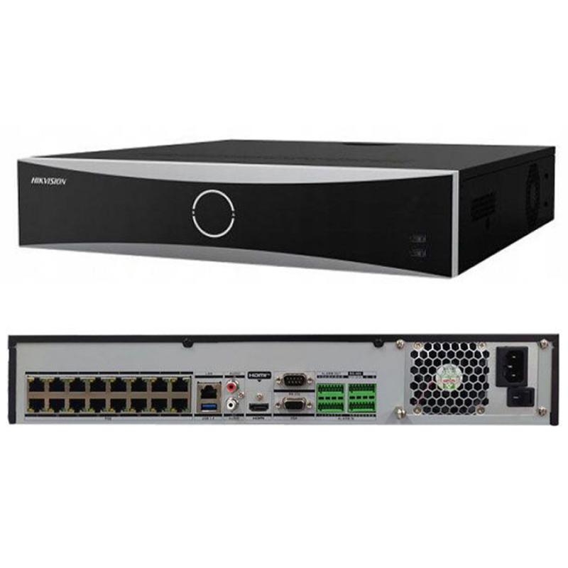 Ip відеореєстратор Hikvision DS-7716NXI-K4/16P(D) 16-канальный 1.5U 16 POE K Series AcuSense 4K NVR