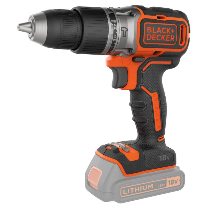 Дриль акумуляторний BLACK+DECKER ударний безщітковий