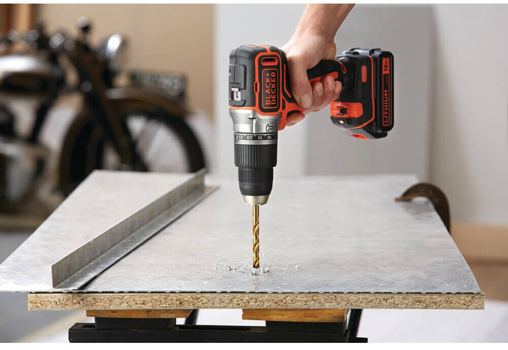 Дриль акумуляторний BLACK+DECKER ударний безщітковий