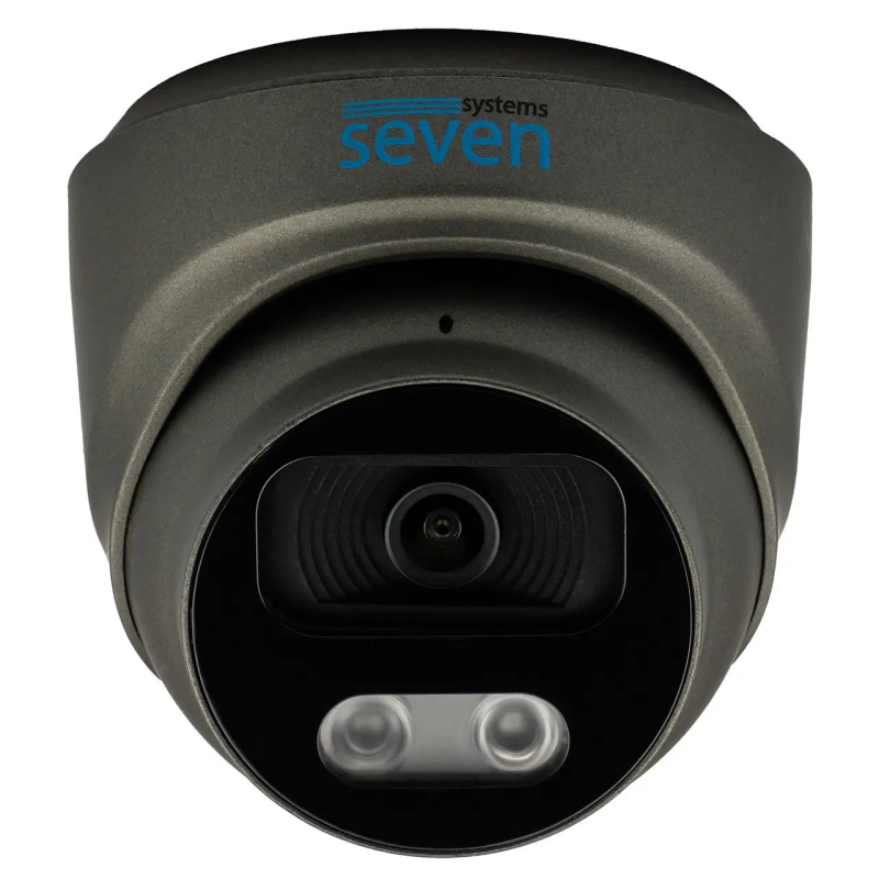 Ip відеокамера SEVEN Systems 2 Мп SEVEN IP-7212PA-DL black 2,8 мм