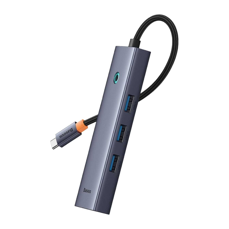 USB-хаб Baseus Flite 6-Port Type-C to HDMI4K 60Hz*1+USB 3.0*3+PD*1+RJ45*1