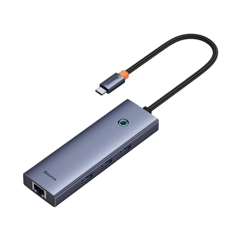 USB-хаб Baseus Flite 6-Port Type-C to HDMI4K 60Hz*1+USB 3.0*3+PD*1+RJ45*1