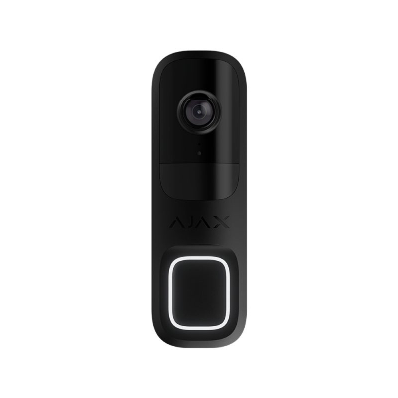 Відеодзвінок Ajax Doorbell black RAL 9005