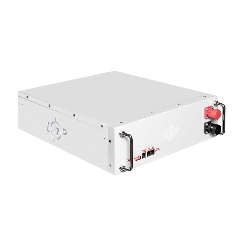Акумулятор LogicPower LiFePO4 51,2V - 100 Ah (5120Wh) RM RS485/CAN LCD WH