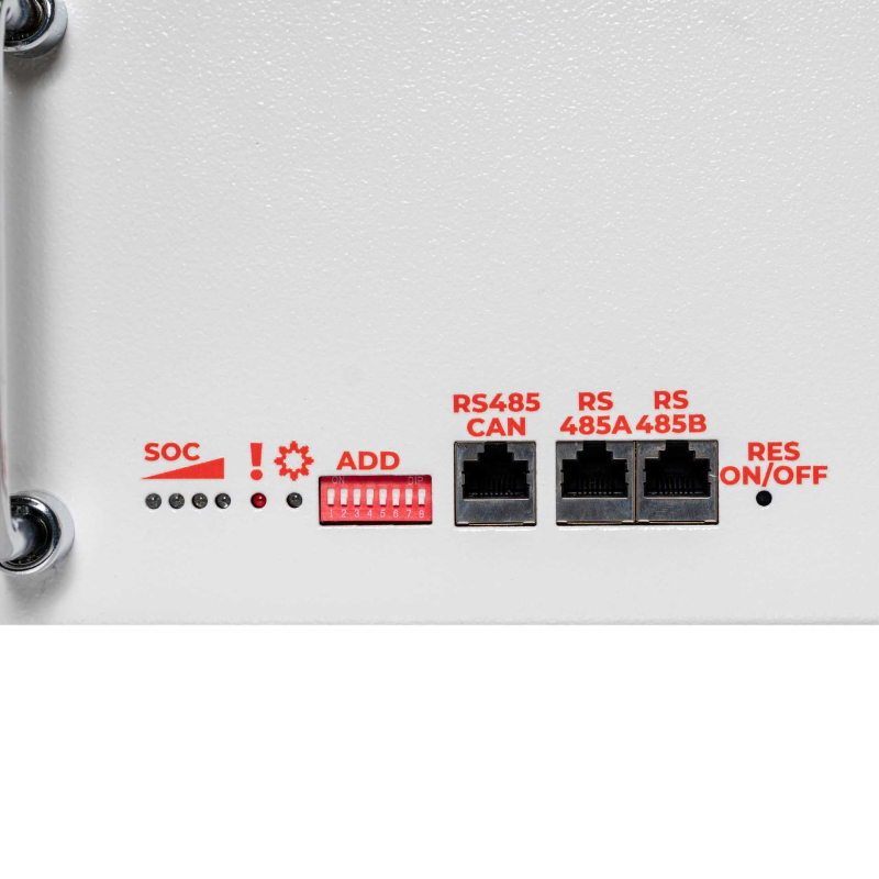 Акумулятор LogicPower LiFePO4 51,2V - 100 Ah (5120Wh) RM RS485/CAN LCD WH