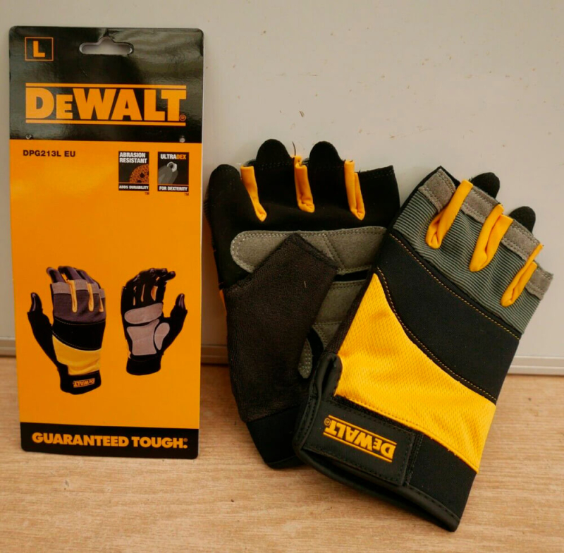 Рукавиці DeWALT універсальні, відкриті  DPG213L