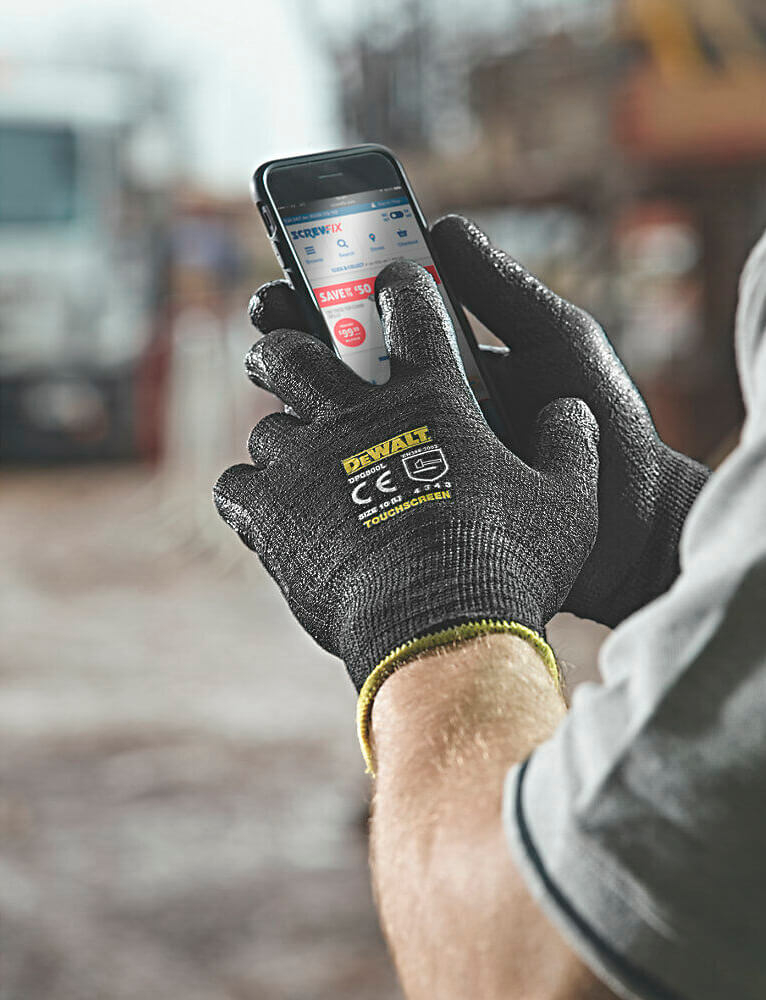 Рукавиці DeWALT універсальні з чутливістю до сенсорного екрану DPG800L
