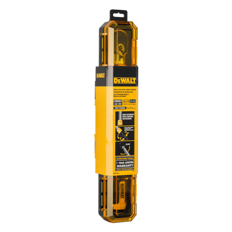 Ключ динамометричний DeWALT 3/8, діапазон моменту