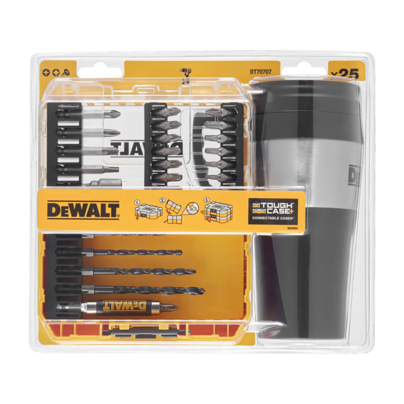 Набір біт DeWALT і свердел DT70707