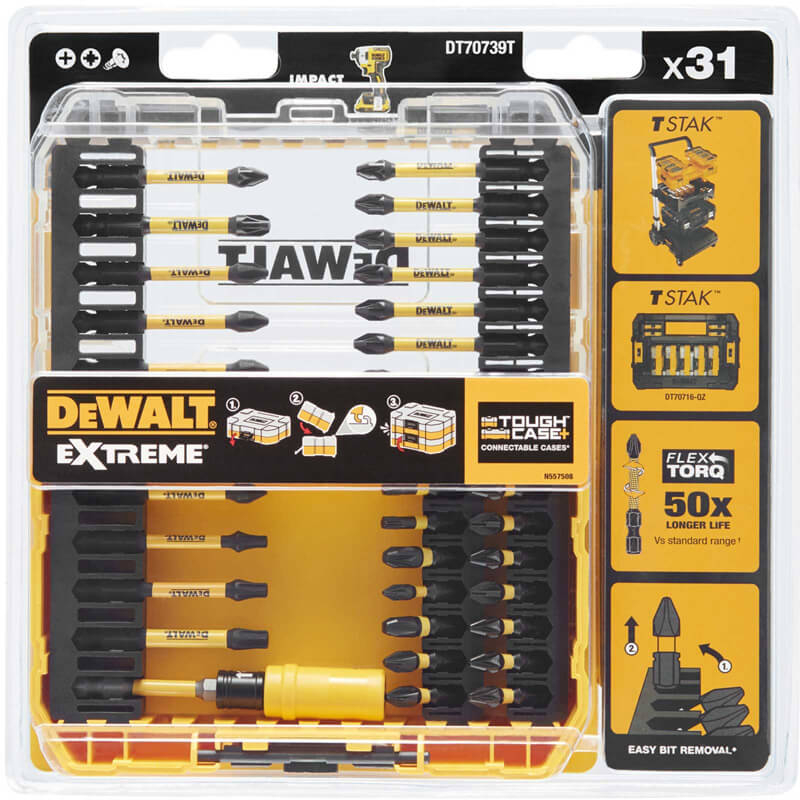 Набір біт DeWALT DT70739T