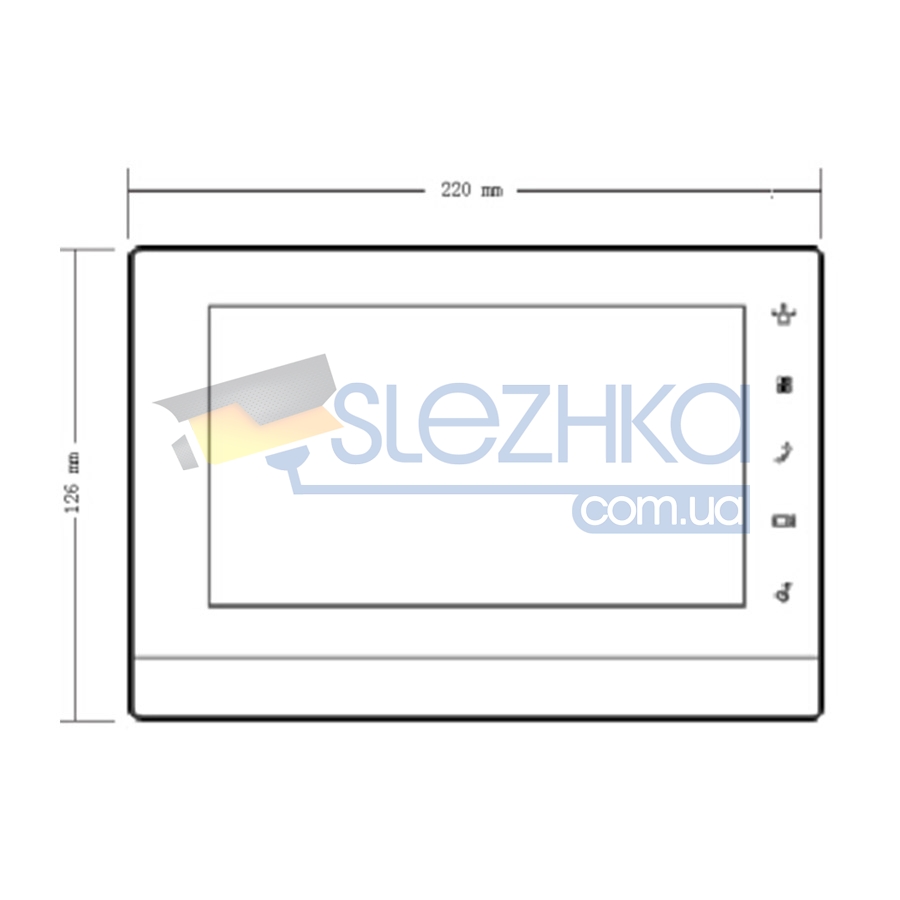 IP домофон Dahua DH-VTH1550CH