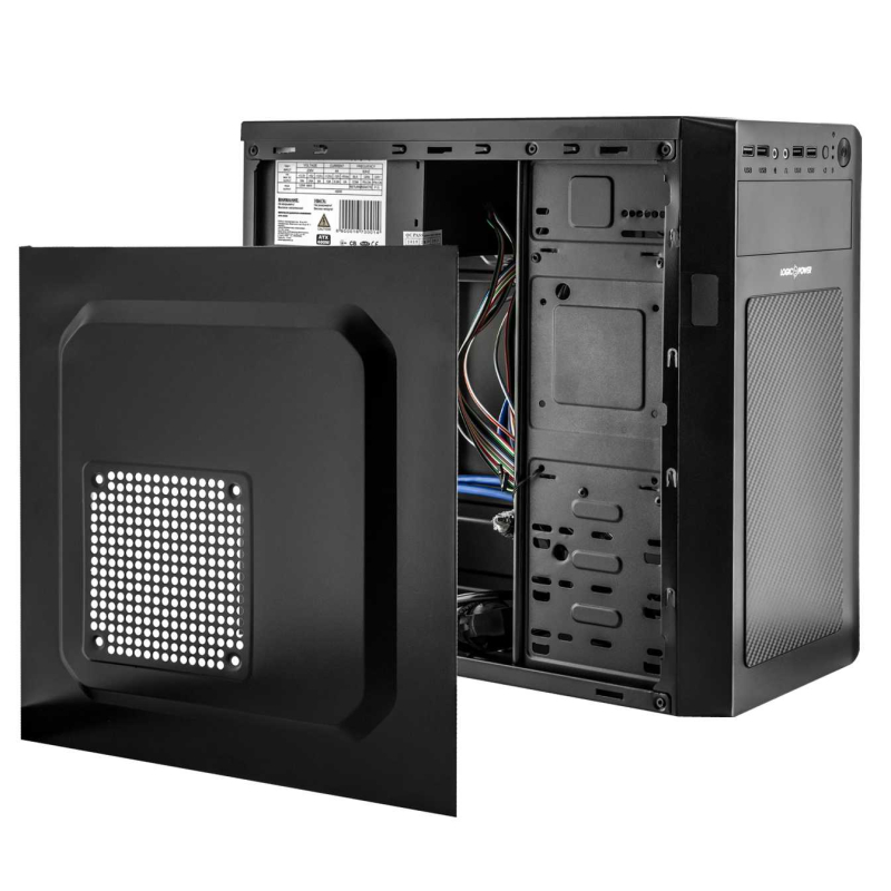 Корпус LogicPower 6108 - 400w 12cm MATX, 2xUSB3.0+2xUSB2.0