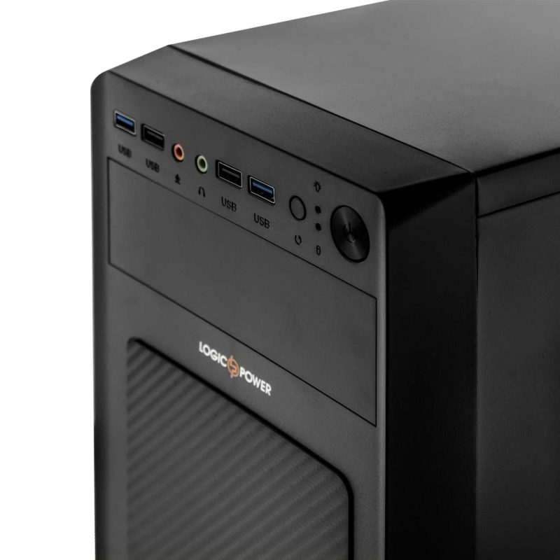 Корпус LogicPower 6108 - 400w 12cm MATX, 2xUSB3.0+2xUSB2.0