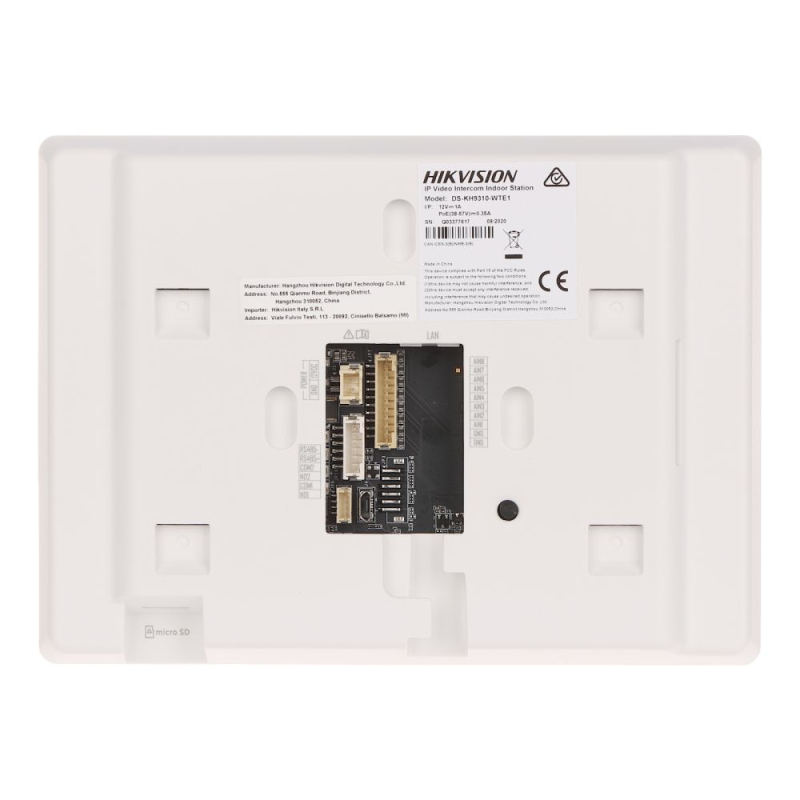 IP домофон Hikvision DS-KH9310-WTE1(B) (267538)