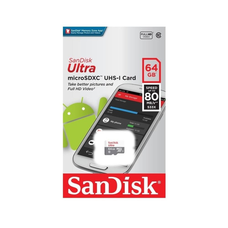 Карта памяті SanDisk SDXC 64GB UHS-I SDSQUNR-064G-GN3MA (116311)