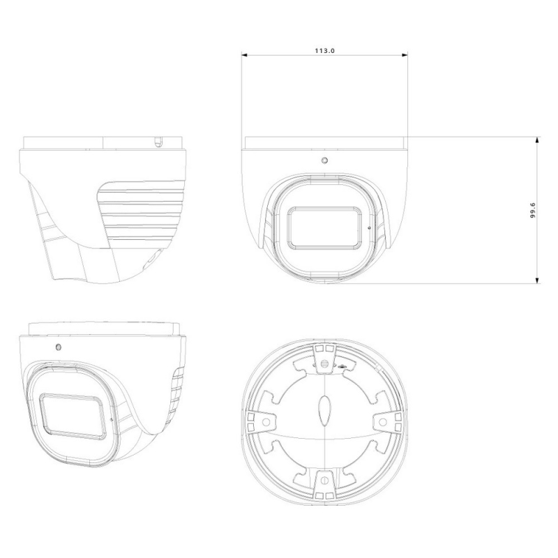 Ip відеокамера Provision-ISR DH-340ADSN-28 (2.8 мм)