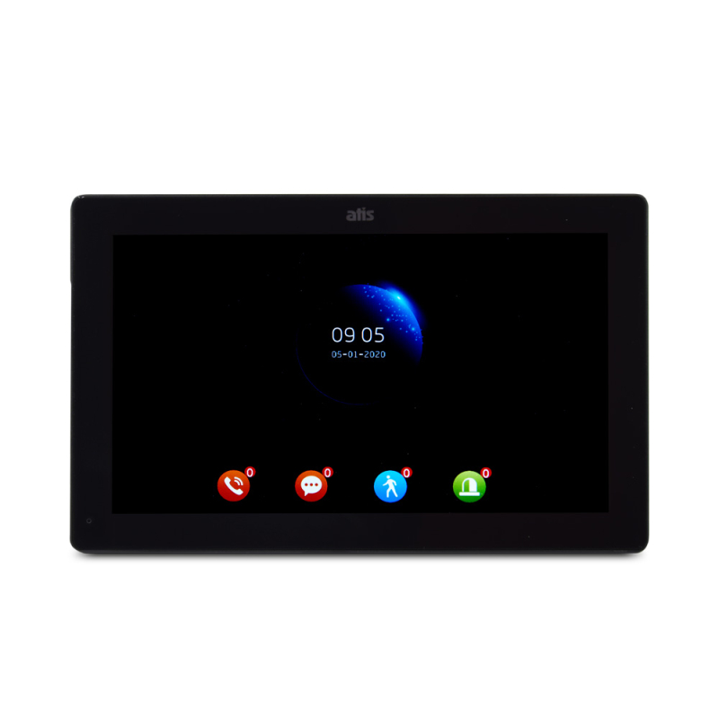 Домофон Atis AD-1070FHD/T-Black з підтримкою Tuya Smart