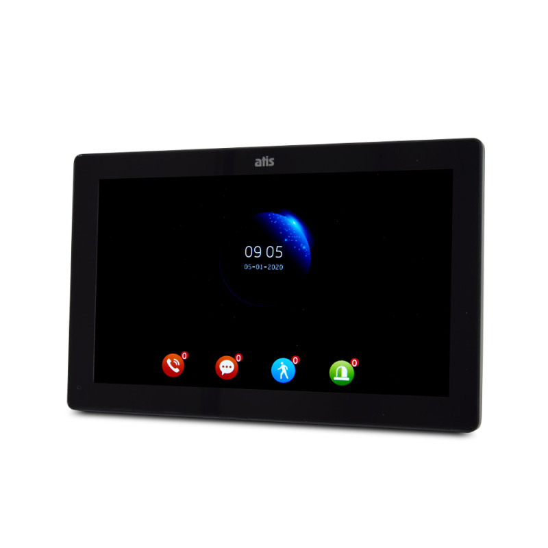 Домофон Atis AD-1070FHD/T-Black з підтримкою Tuya Smart