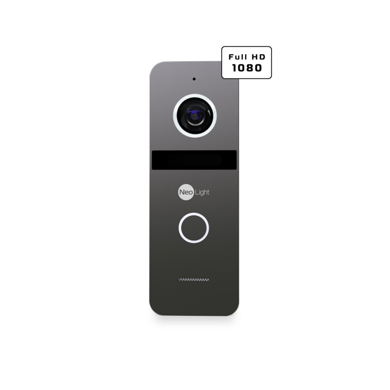 Комплект домофону Neolight Kappa+ HD WF 7 дюймов + Solo Graphite (KitNLightSoloBlackG)