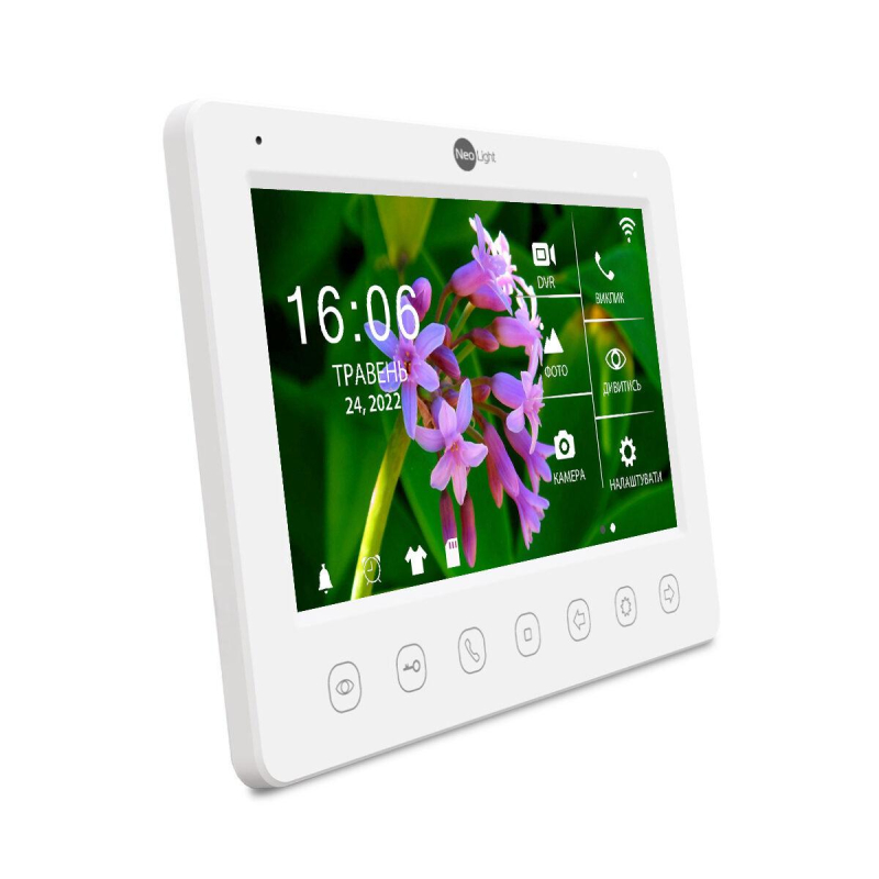 Комплект домофону Neolight Kappa+ HD WF 7 + Solo Silver (KitNLightSoloS)