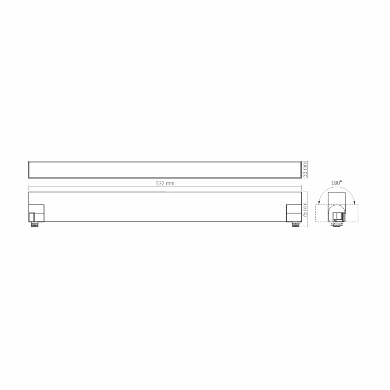 Світильник трековий VIDEX TR05 30W 4100K 220V LED (чорний)