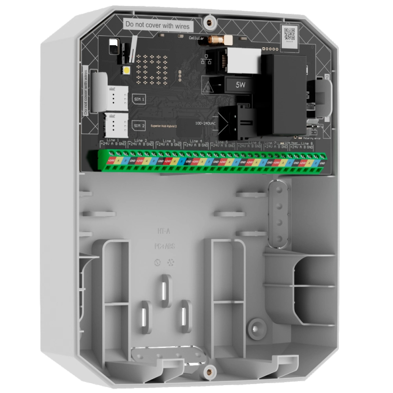 Централь Ajax Superior Hub Hybrid 2 (4G) White