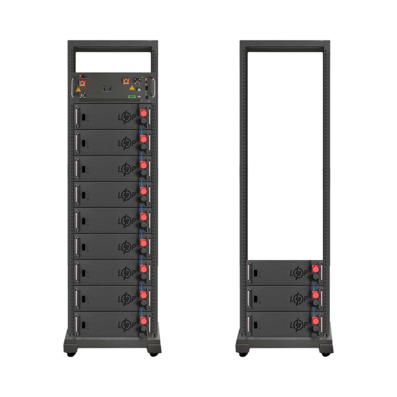 Акумулятор LogicPower LP LiFePO4 Battery HVM 614,4V 100Ah (61440 Wh) BMS 160А P AB Lrack black