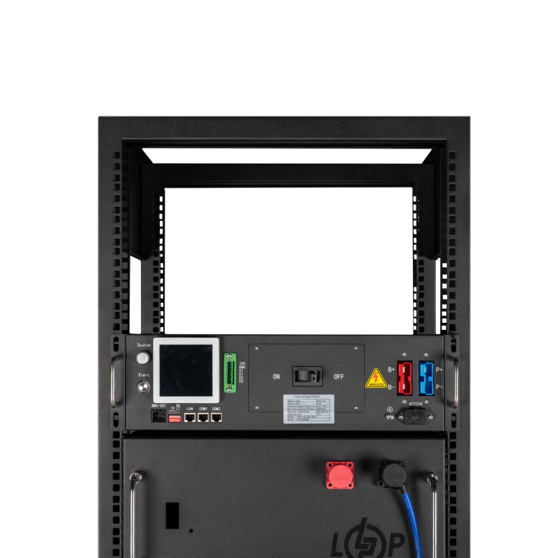 Акумулятор LogicPower LP LiFePO4 Battery HVM 358,4V 280Ah (100352 Wh) BMS 125А AB Lrack black