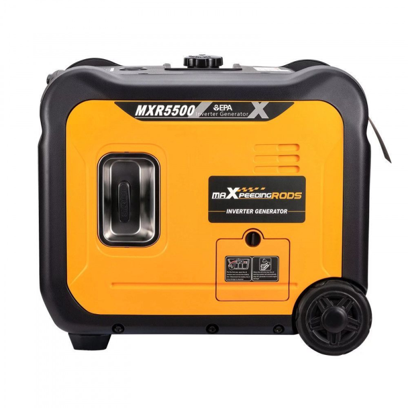 Інверторний бензиновий генератор MaXpeedingRods MXR5500 (5.5kW), однофазний, 220V, 50Hz, об'єм бака 13.5л, дистанційний запуск
